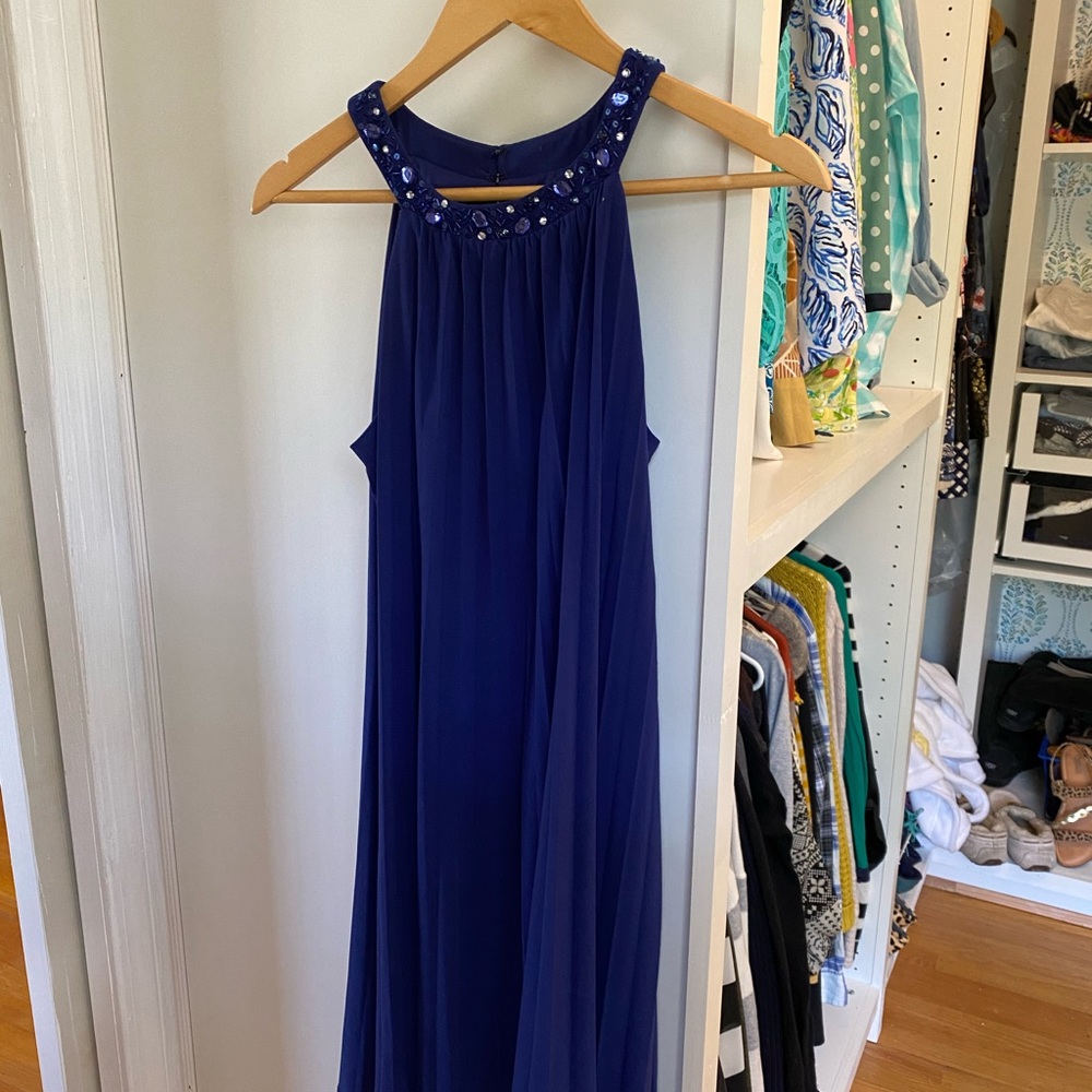 Size 6P Jessica Howard Blue Dress